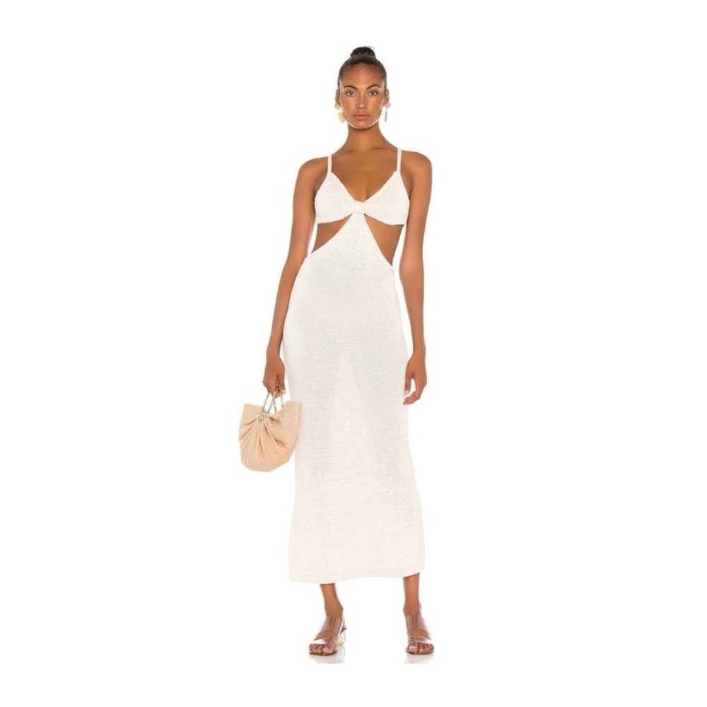 Cult Gaia Serita Dress in Off White Size M